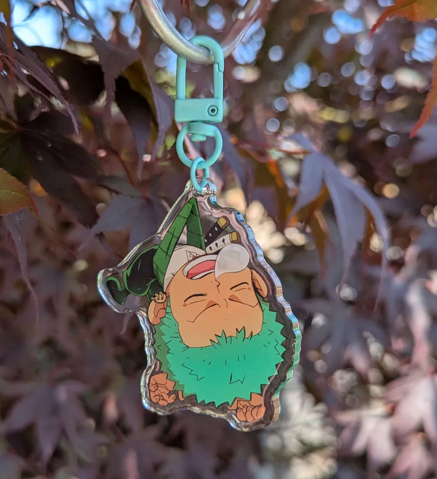 Arcrylic Charm: Eepy Zoro (2.5')