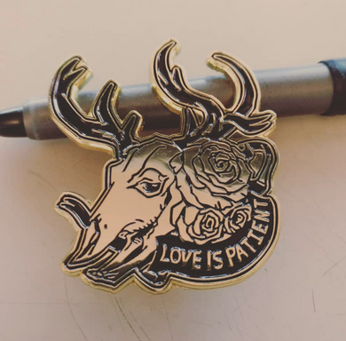 Love is Patient (enamel pin)