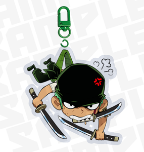 Arcrylic Charm: Angy Zoro (2.5')